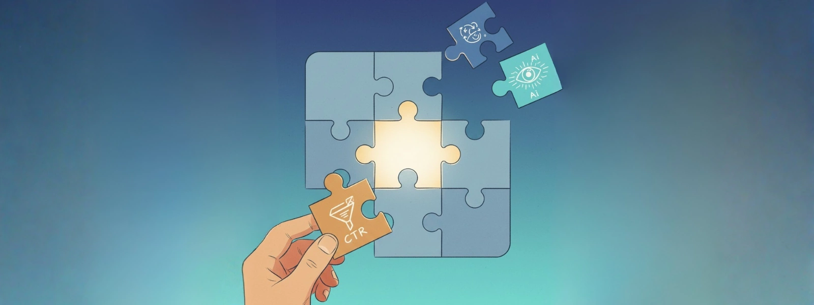 imagen hero de ¿Cómo medir el impacto real de AIO/AI Mode en tus clics (del CTR clásico a KPIs de AI Visibility)?